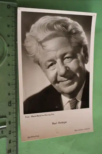 tolle alte Karte - Schauspieler Paul Hörbinger 