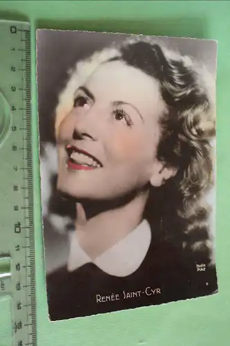 tolle alte Karte - Schauspielerin  Renée Saint-Cyr 
