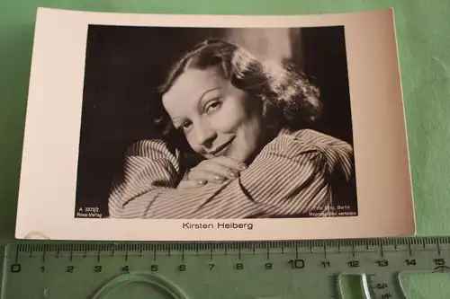 tolle alte Karte - Schauspielerin  Kirsten Heiberg