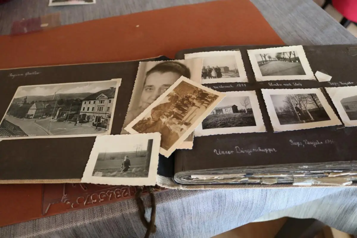 Tolles altes Album - 230 Fotos Familie aus Schlesien - Gnadenfrei, Stolz usw. 1