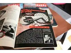 vier alte  hobby Das Magazin der Technik Hefte von Ende der 50er Jahre 