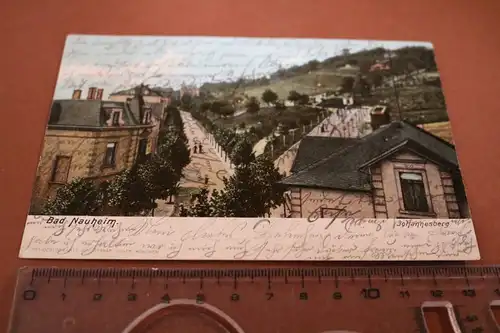 tolle alte Karte - Bad Nauheim - Johannesberg -  1904 