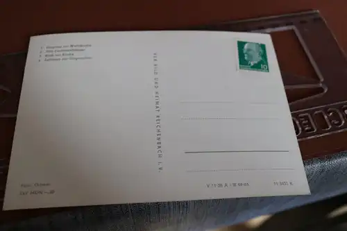 tolle alte Karte - Rohr Thüringen - 815-1965   1150 Jahresfeier