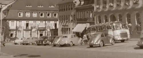 tolles altes Negativ -  Stadt - Banner Strasse - Badener! Auf zum Volksbegehren