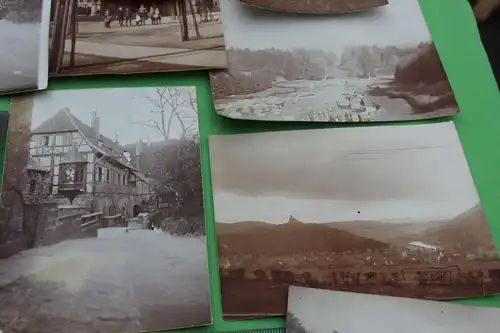 15 tolle alte Fotografien - Orte , Landschaft, Gebäude - 1900-1910 - teilw. besc