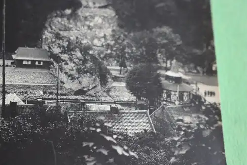 tolles altes Foto - Eingang Hermannshöhle  20-30er Jahre