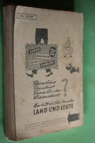 tolles altes Jugendherbergs-Verzeichnis DDR 1960 mit Karte