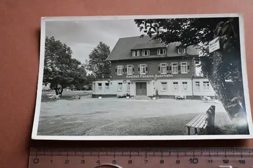tolle alte Karte - Gasthof Pension Auerhahn Zwieselberg - 50-60er Jahre ?