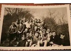 drei tolle alte Fotos - Knabeschule - Ausflug Zeltlager Strand - 20-50er Jahre ?