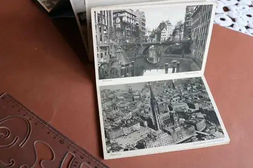 tolle alte Andenkenmappe mit 20 Karten von Hamburg - 1910-30 ???