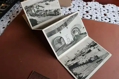 tolle alte Andenkenmappe mit 20 Karten von Hamburg - 1910-30 ???
