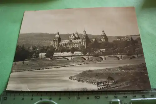 tolles altes Foto - Gebäude  Schloß Johannisburg  in Aschaffenburg 20-30er Jahre