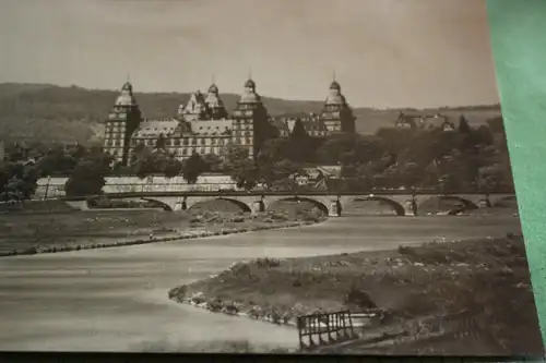 tolles altes Foto - Gebäude  Schloß Johannisburg  in Aschaffenburg 20-30er Jahre