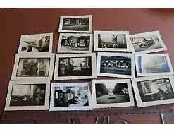14 tolle alte Fotos - HAPAG Reisebüro irgendwo in Hessen 30-40er Jahre