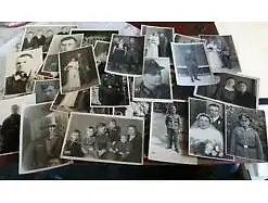 28 tolle alte Fotos - Portraits Soldaten, vers. Einheiten 