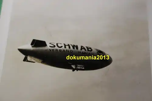 tolles altes Foto -  Zeppelin Schwab Versand Handel - 1964