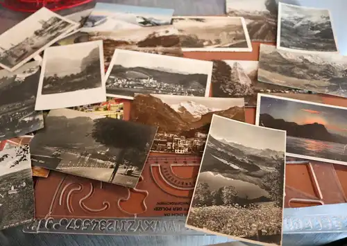 20 tolle alte Ansichtskarten - meist aus der Schweiz  20-30er Jahre