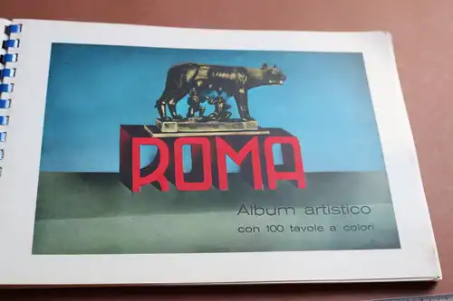 tolles altes Album 100 Bilder von Rom - Roma. Album artistico con 100 tavole