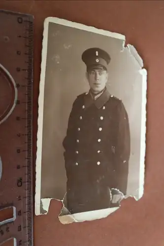 tolles altes Foto - Mann in Uniform - Landsturm ???  Hamburg 