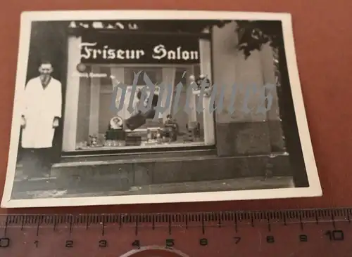 tolles altes Foto  Geschäft  Friseur Salon Friedrich Hamann - Köln - 30-50er Jah