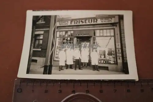 tolles altes Foto  Geschäft  Friseur Salon A. Gellissen - 20-30er Jahre ?