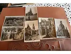 sechs tolle alte Karten - Ansichten von Dresden  30-50er Jahre ???