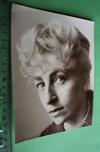 tolles großes Portrait einer Frau - Schauspielerin ? anscheinend Pressefoto 1960