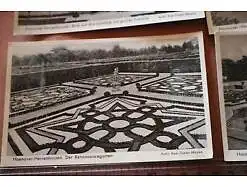 vier tolle alte Karten - Hannover Herrenhausen vers. Gärten - Alter ?