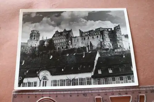 tolles altes größeres Foto - Heidelberger Schloss  30-50er Jahre ?