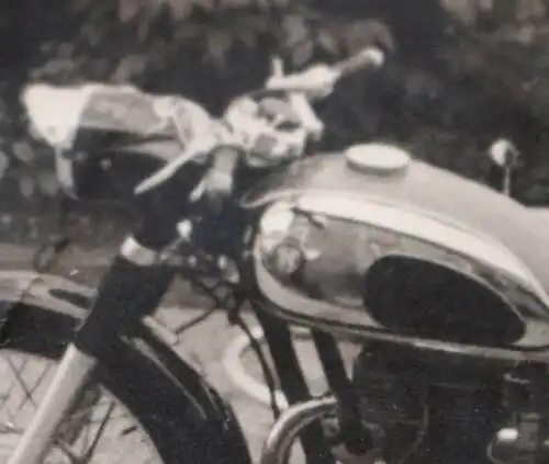 tolles altes Foto - Oldtimer Motorrad Horex mit Beiwagen 