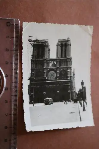 tolles altes Foto - Notre Dame Paris - 40er Jahre 