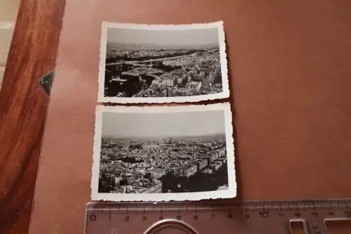 zwei tolle alte Fotos - Stadt Paris - Juli 1941