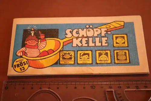 tolles altes Heftchen - mini Frösi 13 - Schöpf-Kelle  1981