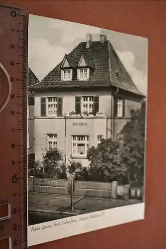 tolle alte Karte - Haus Grewe - Bad Salzuflen - 1955 ?