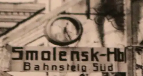 tolles altes Foto -  Smolensk Hauptbahnhof 
