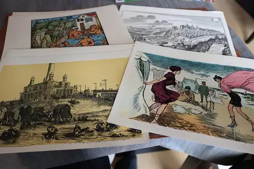 32 tolle ältere Drucke - vers. Motive - Orte Danzig und andere Motive 