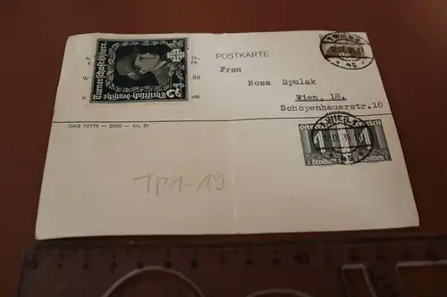 tolle alte Postkarte - Turnerschaft Österreich Marke -  1934