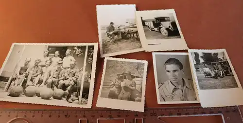 sechs tolle alte Fotos - Soldat - Südfront ?? 