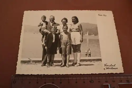 tolles altes Foto Familie in Pörtschach am Wörther See  1941, Foto Rio