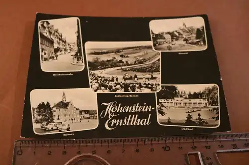 tolle alte Karte - Hohenstein-Ernstthal 