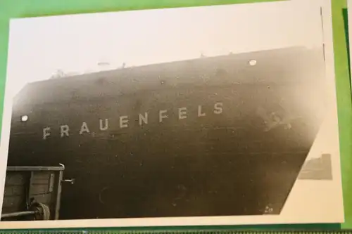 zwei tolle alte Fotos - Schiffe -  einmal Frauenfels Nahaufnahme und eins unbeka