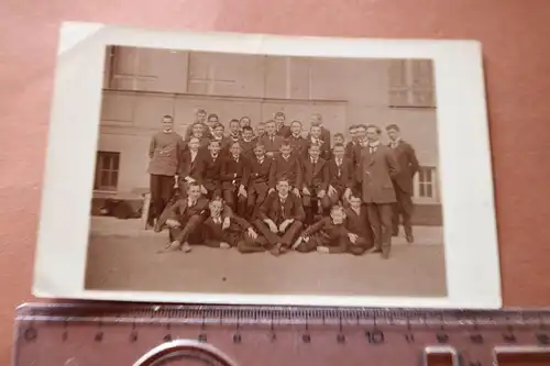 tolles altes Foto - Knabeschule - Unterkunda Bismarckschule 1914 - Ort ?