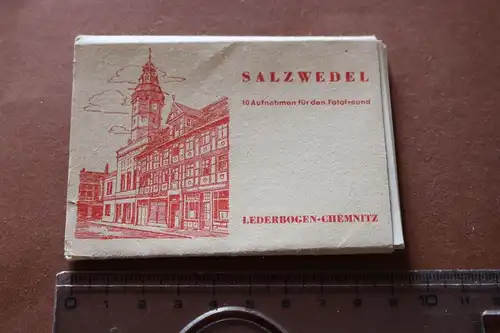 tolle alte Kleinbildserie Salzwedel - acht Bilder