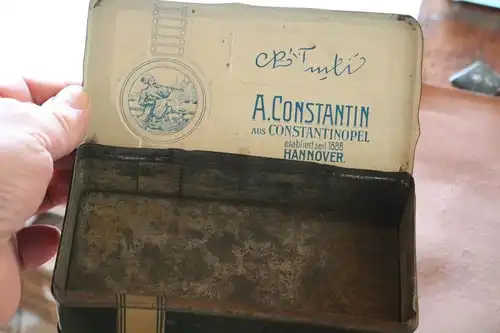 tolle alte  Tabak Zigaretten Dose Constantin No 30 Hannover - Alter ???