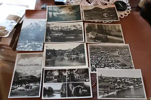 71 tolle alte Ansichtskarten - Berge, Bodensee Umgebung usw. meist 30-40er Jahre
