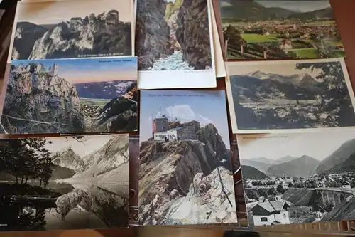 71 tolle alte Ansichtskarten - Berge, Bodensee Umgebung usw. meist 30-40er Jahre