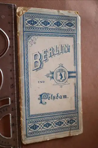 sehr alte Mappe mit 36 Ansichten von Berlin und Potsdam 1880-1900 ?