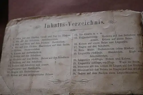 sehr altes Heft Pyramiden für Turner. 72 Pyramiden ohne Geräte  Heft 1