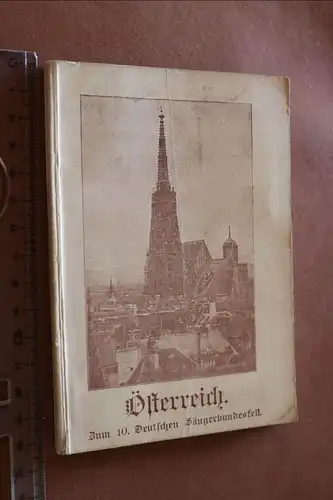 tolles altes Büchlein - Österreich zum 10. Deutschen Sängerfest 1928