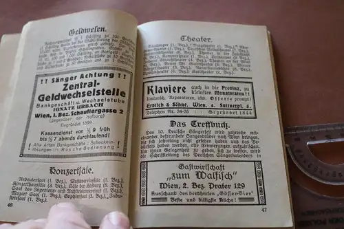 tolles altes Büchlein - Österreich zum 10. Deutschen Sängerfest 1928